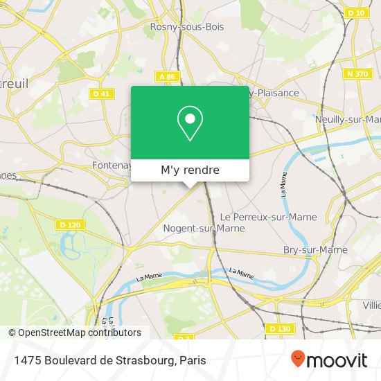 1475 Boulevard de Strasbourg plan