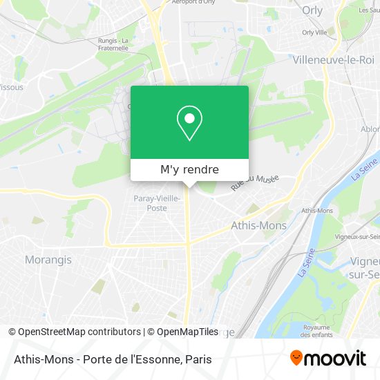 Athis-Mons - Porte de l'Essonne plan