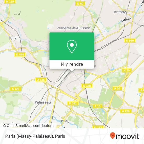 Paris (Massy-Palaiseau) plan