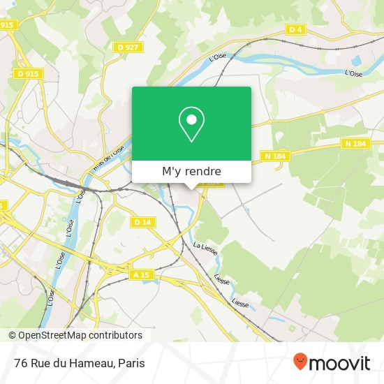 76 Rue du Hameau plan