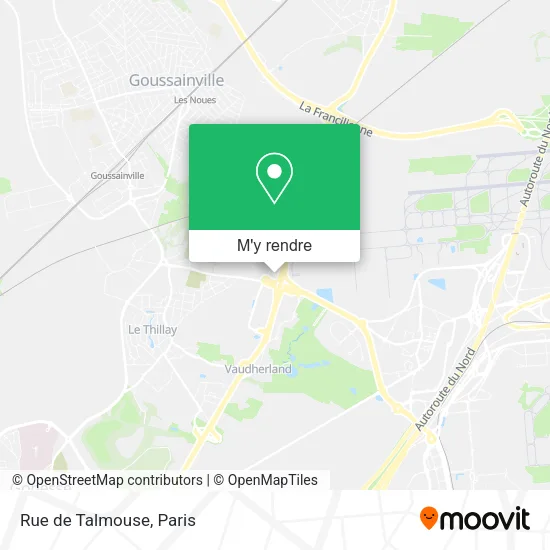 Rue de Talmouse plan