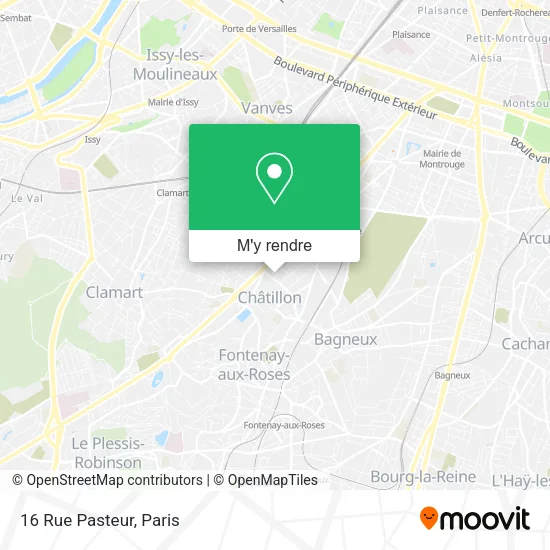 16 Rue Pasteur plan