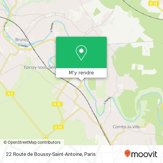 22 Route de Boussy-Saint-Antoine plan