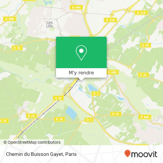 Chemin du Buisson Gayet plan