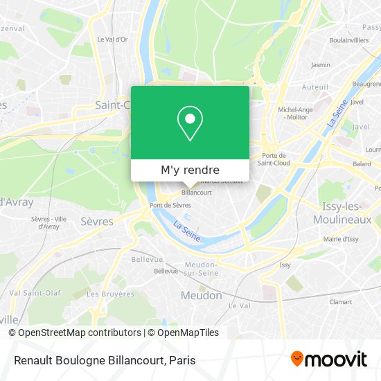 Renault Boulogne Billancourt plan