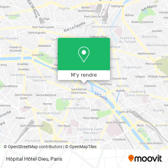 Hôpital Hôtel-Dieu plan