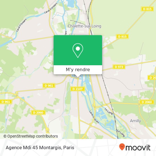 Agence Mdi 45 Montargis plan