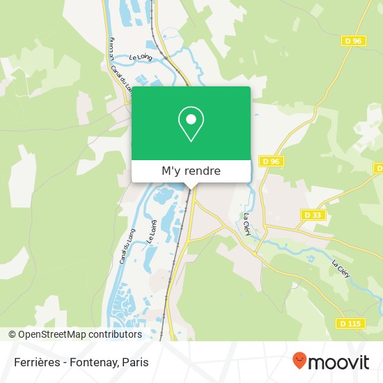 Ferrières - Fontenay plan