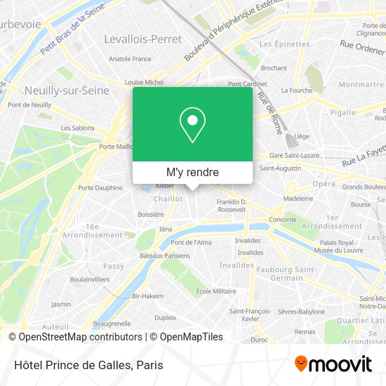 Hôtel Prince de Galles plan