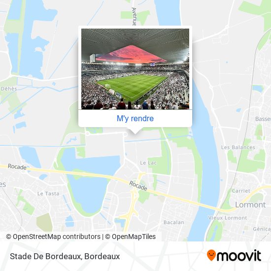 Stade De Bordeaux plan