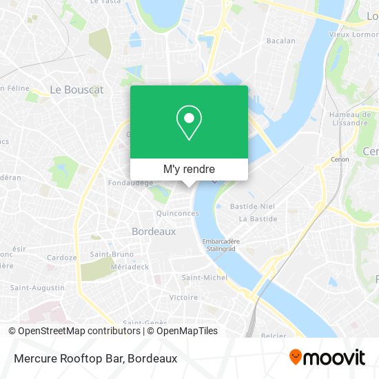 Mercure Rooftop Bar plan