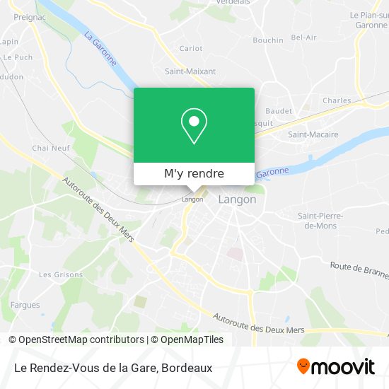 Le Rendez-Vous de la Gare plan