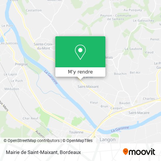 Mairie de Saint-Maixant plan