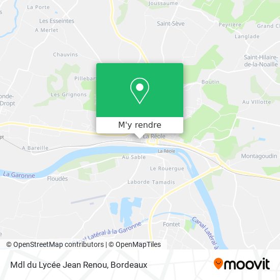 Mdl du Lycée Jean Renou plan