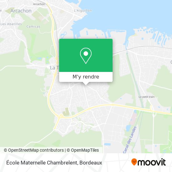 École Maternelle Chambrelent plan