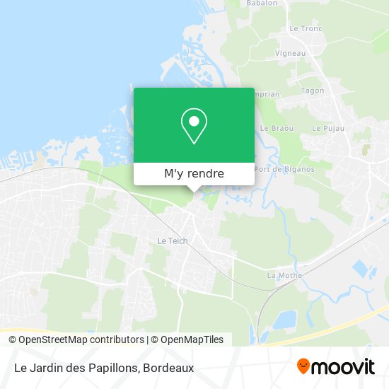 Le Jardin des Papillons plan