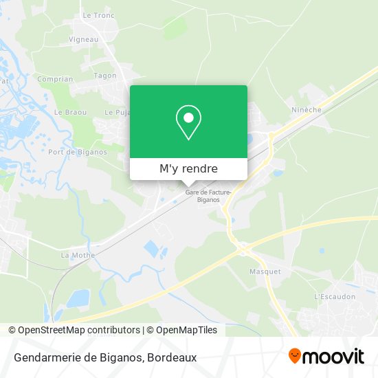 Gendarmerie de Biganos plan