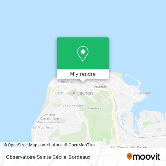 Observatoire Sainte-Cécile plan