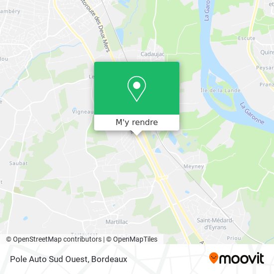 Pole Auto Sud Ouest plan