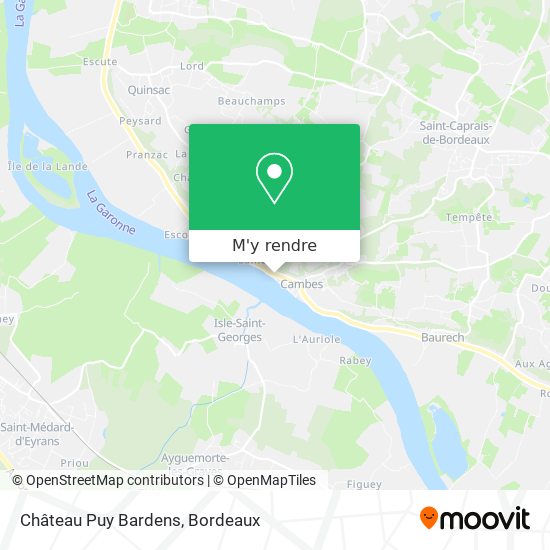 Château Puy Bardens plan