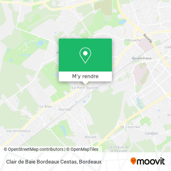 Clair de Baie Bordeaux Cestas plan