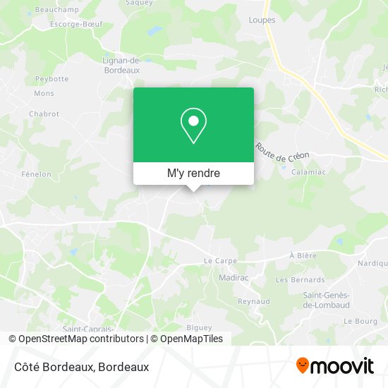 Côté Bordeaux plan