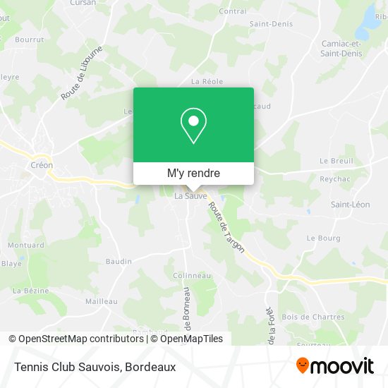 Tennis Club Sauvois plan