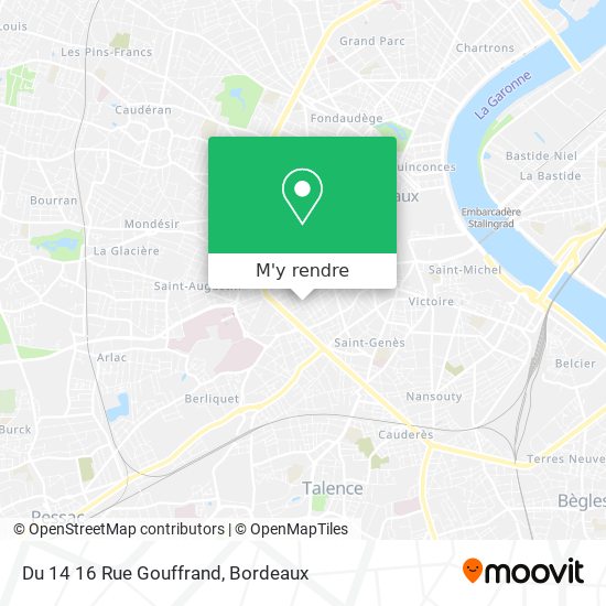 Du 14 16 Rue Gouffrand plan