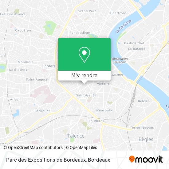 Parc des Expositions de Bordeaux plan