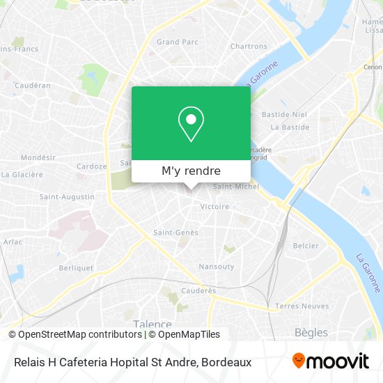 Relais H Cafeteria Hopital St Andre plan