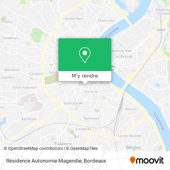 Résidence Autonomie Magendie plan