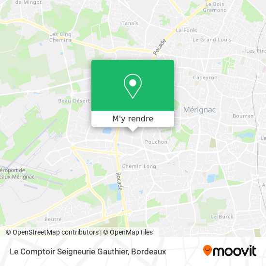 Le Comptoir Seigneurie Gauthier plan
