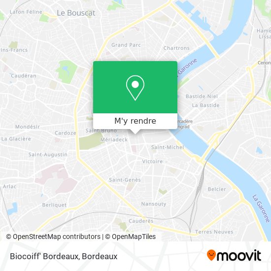 Biocoiff' Bordeaux plan