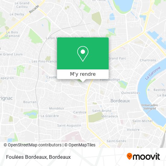 Foulées Bordeaux plan