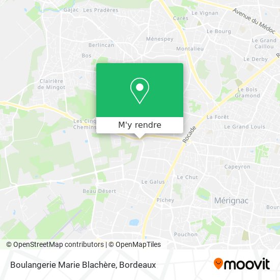 Boulangerie Marie Blachère plan