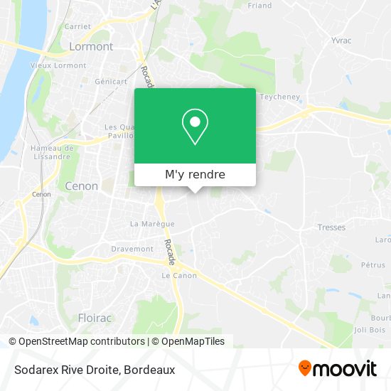 Sodarex Rive Droite plan