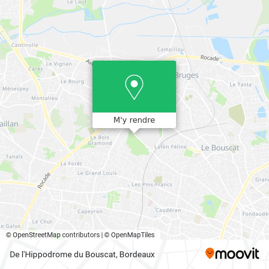 De l'Hippodrome du Bouscat plan