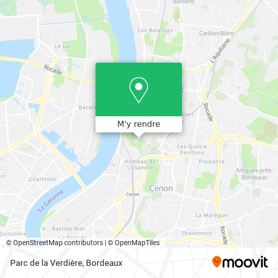 Parc de la Verdière plan