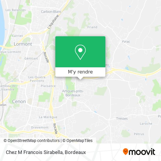 Chez M Francois Sirabella plan