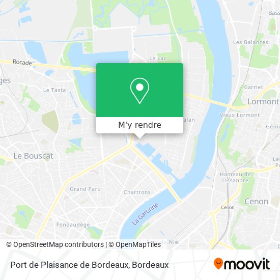 Port de Plaisance de Bordeaux plan
