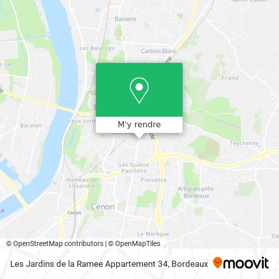 Les Jardins de la Ramee Appartement 34 plan