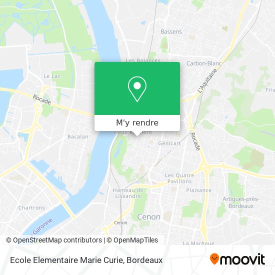 Ecole Elementaire Marie Curie plan