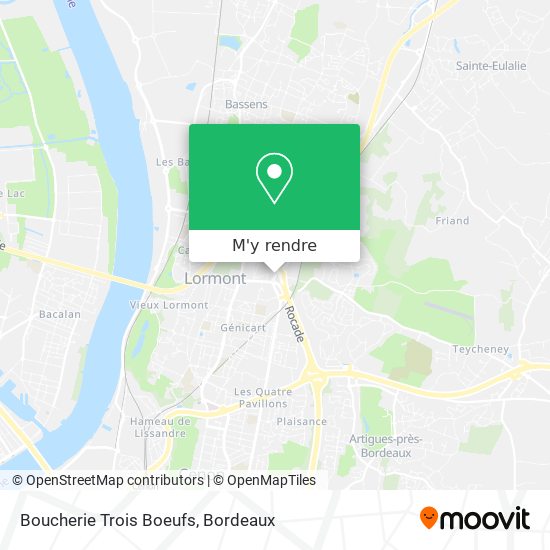 Boucherie Trois Boeufs plan
