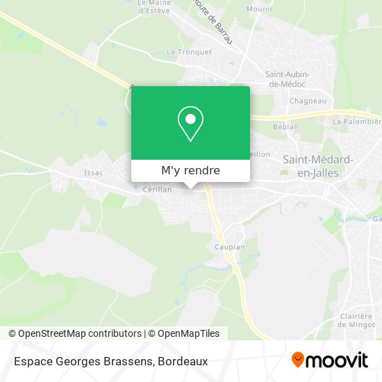 Espace Georges Brassens plan