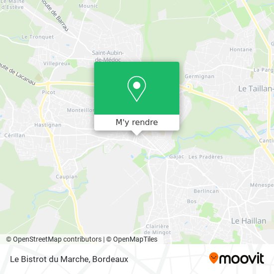 Le Bistrot du Marche plan