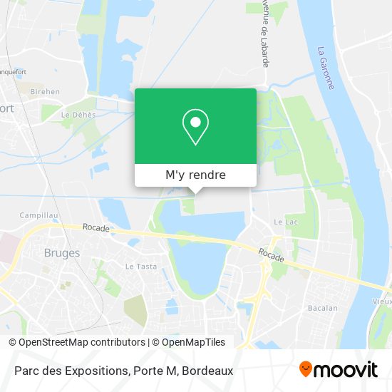 Parc des Expositions, Porte M plan
