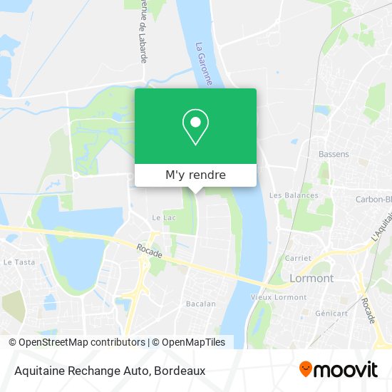 Aquitaine Rechange Auto plan