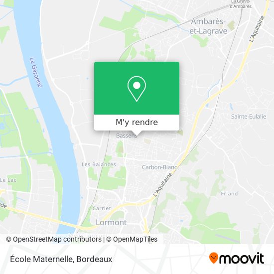 École Maternelle plan