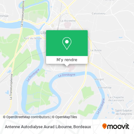 Antenne Autodialyse Aurad Libourne plan