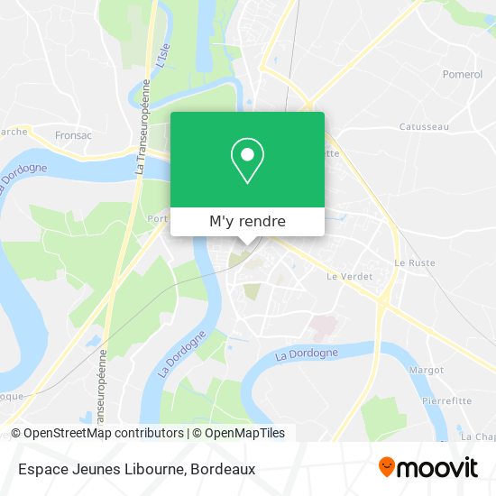Espace Jeunes Libourne plan